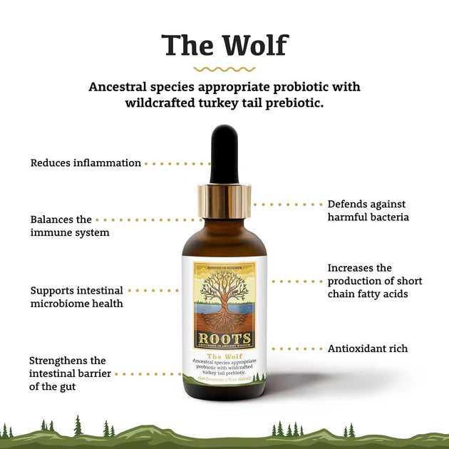 Adored Beast Roots The Wolf | Species Appropriate Probiotic 60ml