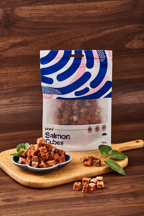 Waita Air Dried Salmon Cube 100g