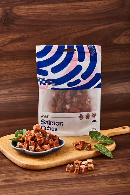Waita Air Dried Salmon Cube 100g