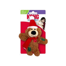 KONG Holiday Softies Bear with Catnip Assorted