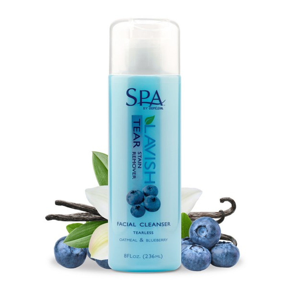 TropiClean Spa Blueberry Facial Tear Stain Remover 236ml