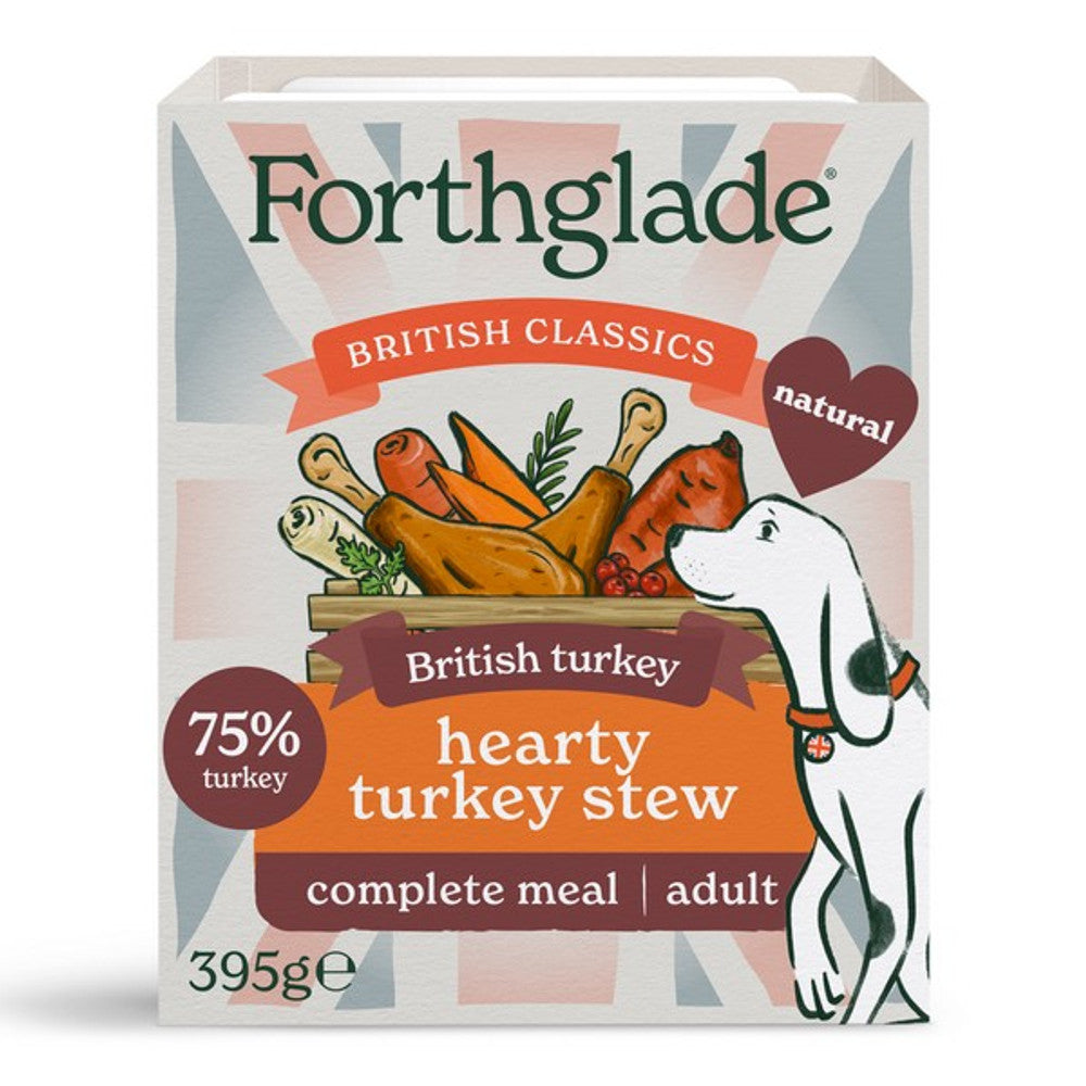 Forthglade Adult Grain Free British Classic Hearty Turkey Stew 395g