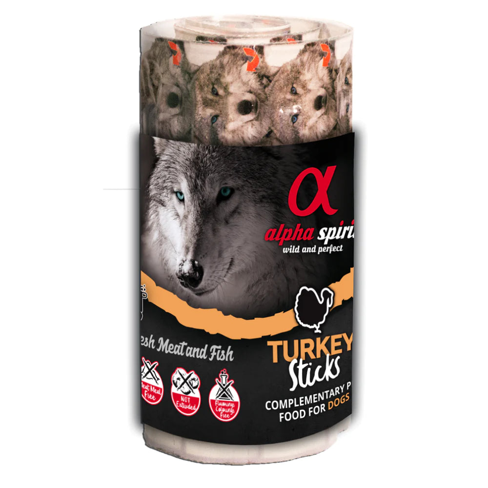 Alpha Spirit Turkey Dog Treat Bar String
