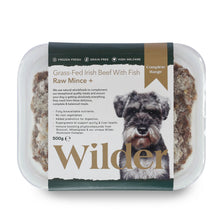 Wilder dog food packaging with a dog on the label on a white background