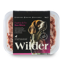 Wilder raw dog food package on a white background