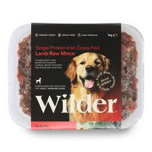 Wilder raw dog food package with a golden retriever on the label