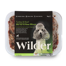 Wilder raw dog food package with a poodle illustration on a white background