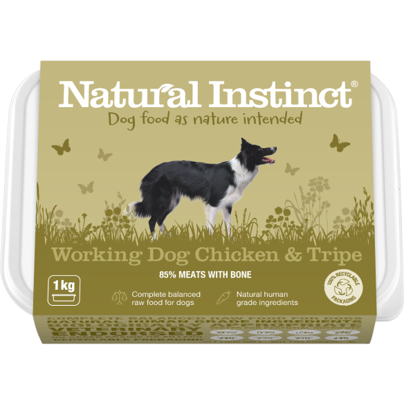 Natural Instinct Working Dog Chicken & Tripe