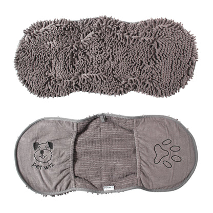 Pet Wiz Microfibre Noodle / Chenille Dog Towel