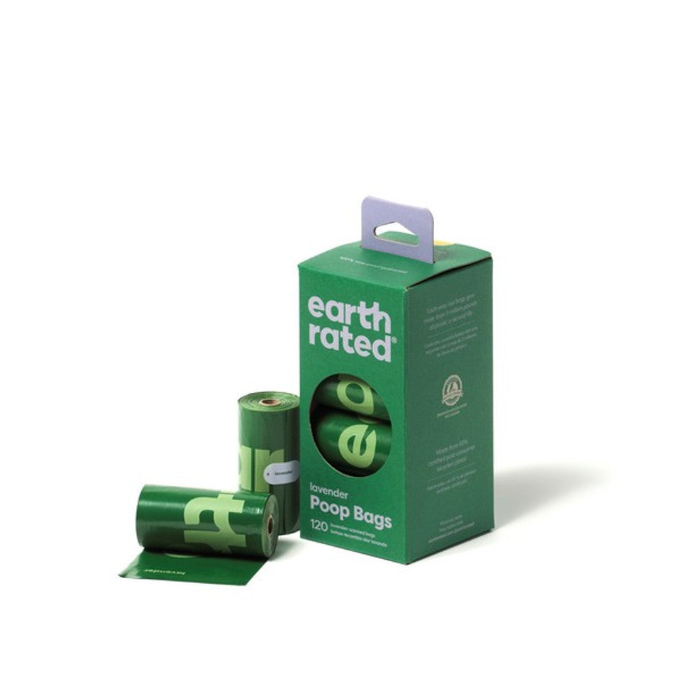 Earth Rated Poop Bags 120 Bags on 8 Refill Rolls