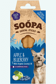Soopa Apple & Blueberry Dental Sticks