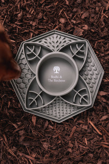 Bodhi & The Birchtree Mandala Slow Feeder In Olive