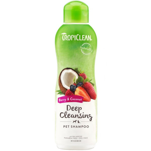 TropiClean Deep Cleansing Berry and Coconut Shampoo 592ml