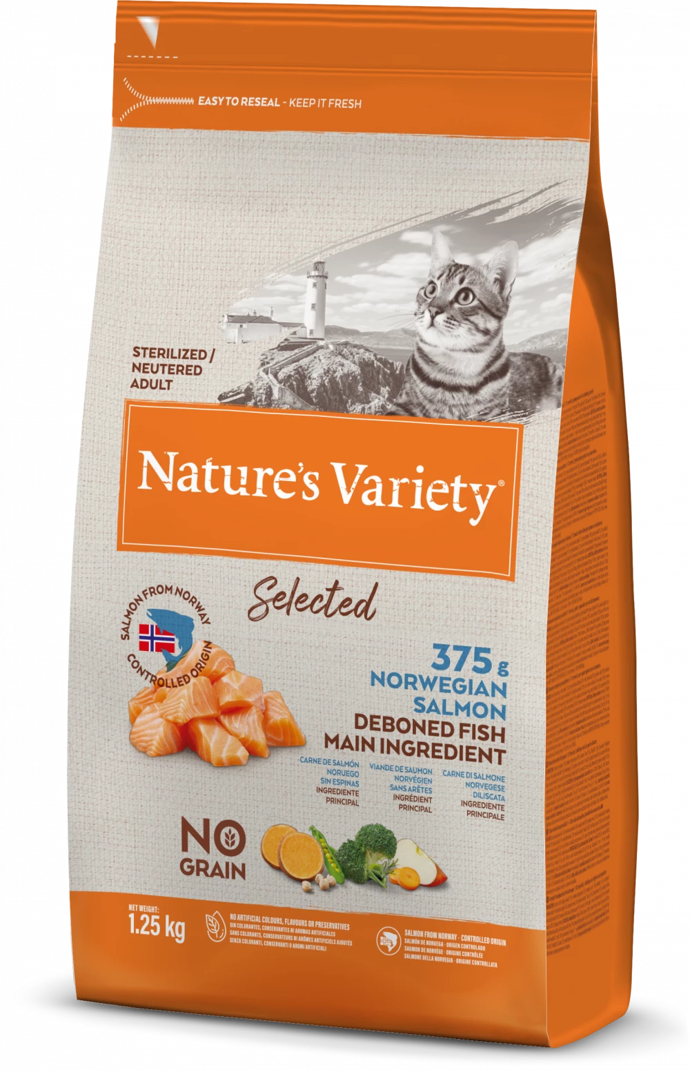 Nature's Variety Selected Dry Norwegian Salmon for Cats