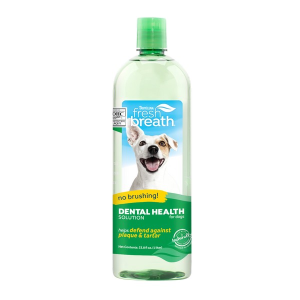 TropiClean Fresh Breath Dental Health Solution for Dogs