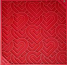 SodaPup Heart Design Love eMat Enrichment Lick Mat
