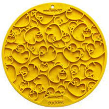 SodaPup Duckies Design eMat Enrichment Lick Mat with Suction Cups