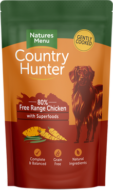Natures Menu Country Hunter Free Range Chicken with Superfoods Pouch