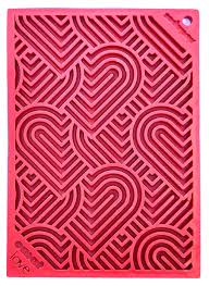 SodaPup Heart Design Love eMat Enrichment Lick Mat