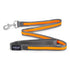 Animal Instincts Flashing Safety USB Nylon Lead Grey/Orange 1.2M