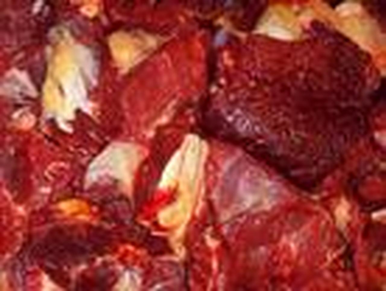 Raw Beef Spleen Chunks 1kg