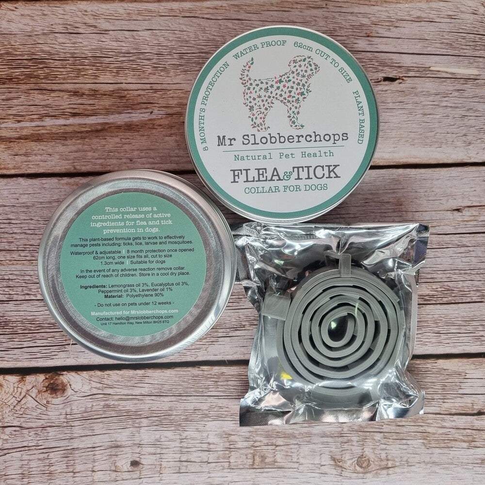 Mr Slobberchops Flea & Tick Collar for Dogs