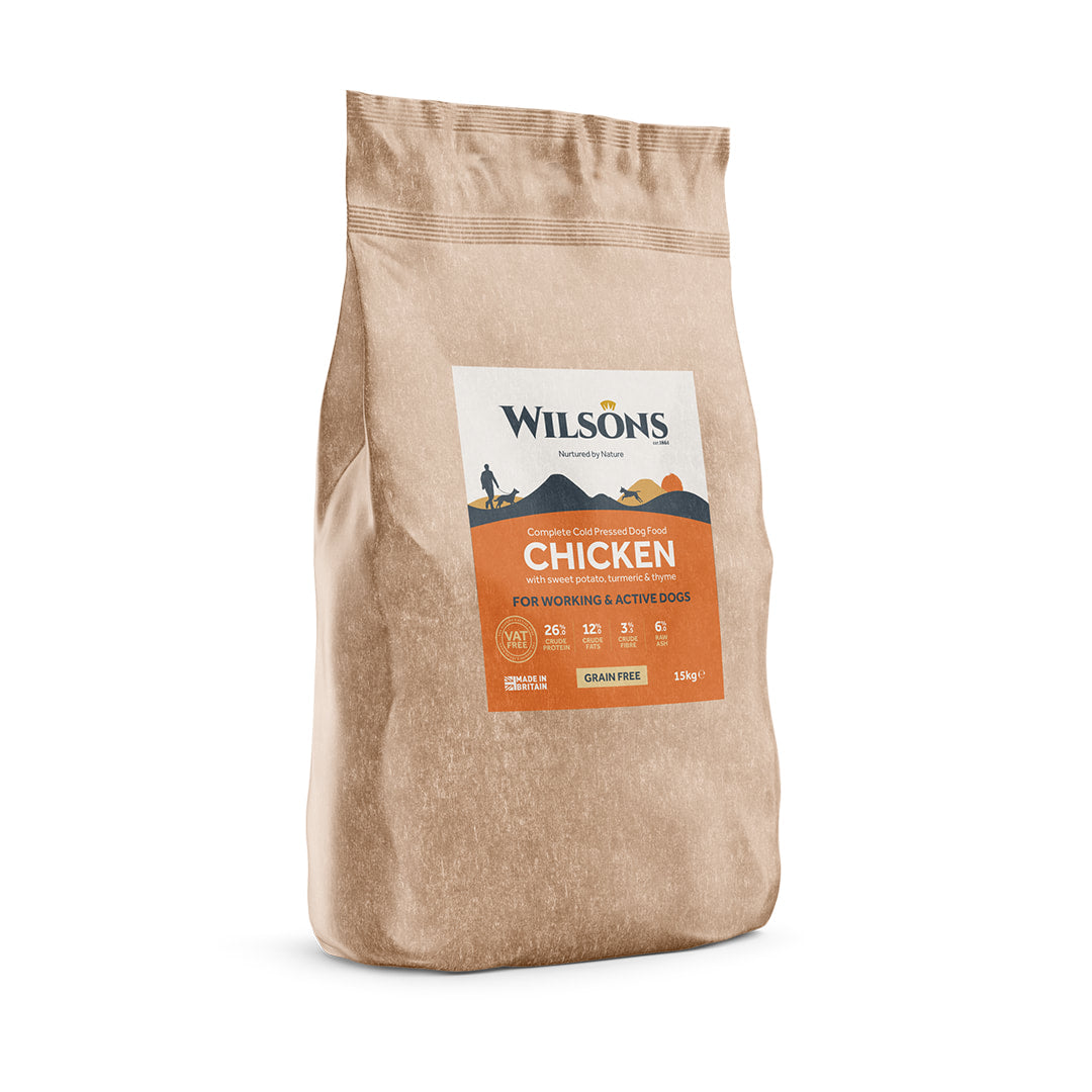 Wilsons Chicken Cold Pressed Working Dog Food 15kg