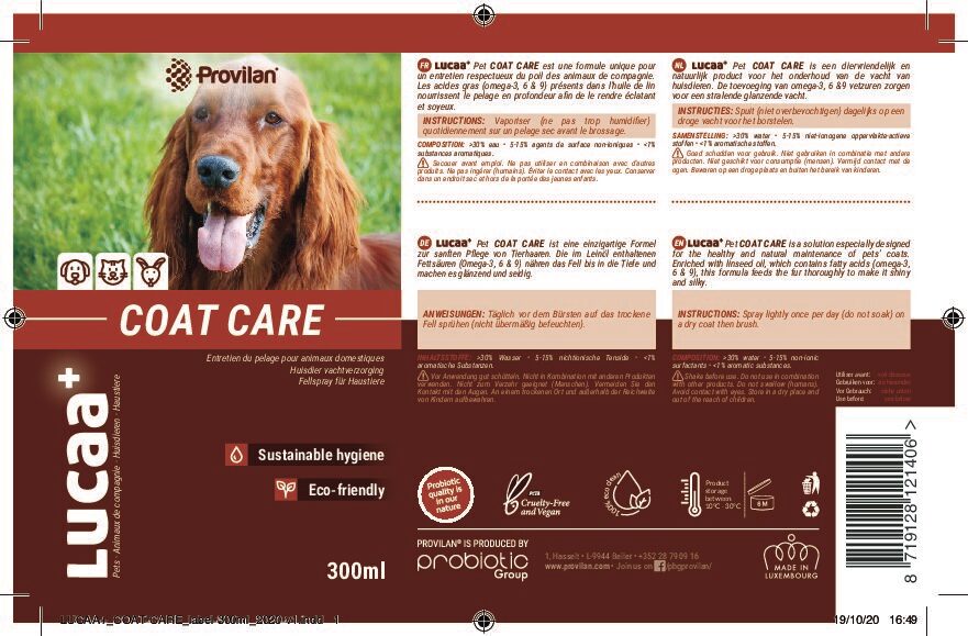 Ingenious Probiotics LUCAA+ Natural Pet Coat Care Spray 300ml