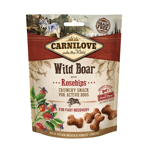 Carnilove Wild Boar with Rosehip Crunchy Snacks 200g