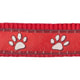 Red Dingo Desert Paw Dog Collar Red