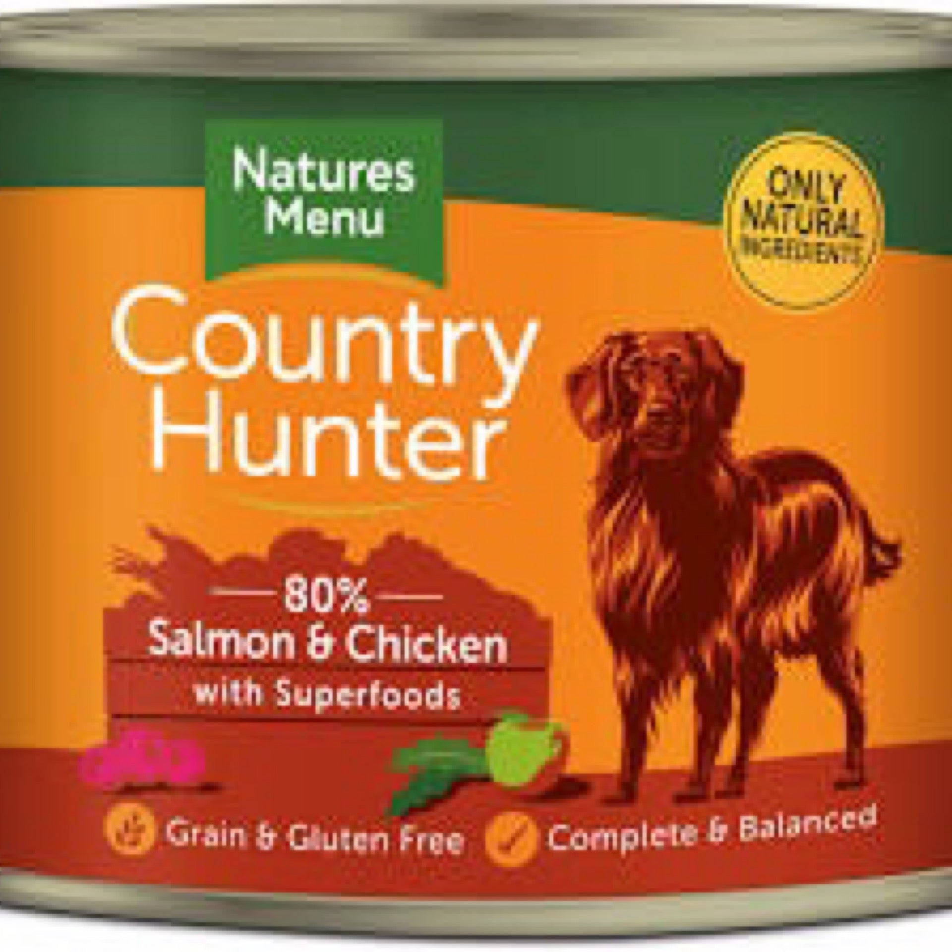 Natures Menu Country Hunter Salmon & Chicken with Superfoods 600g