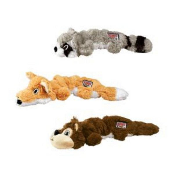 KONG Scrunch Knots Fox Raccoon Squirrel