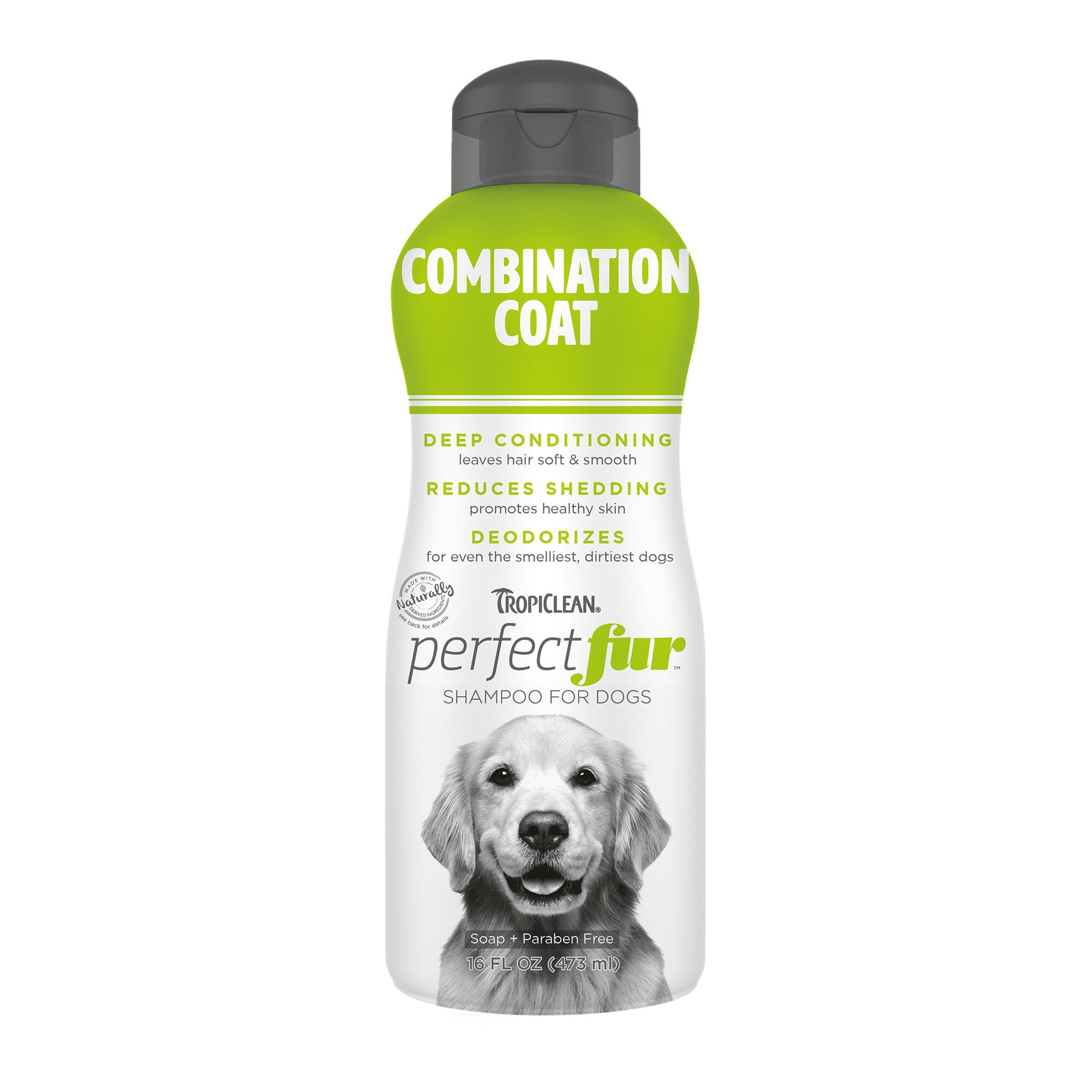 TropiClean PerfectFur Combination Dog Shampoo 473ml - Tilly's Treat Cupboard
