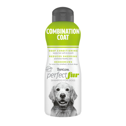 TropiClean PerfectFur Combination Dog Shampoo 473ml - Tilly's Treat Cupboard