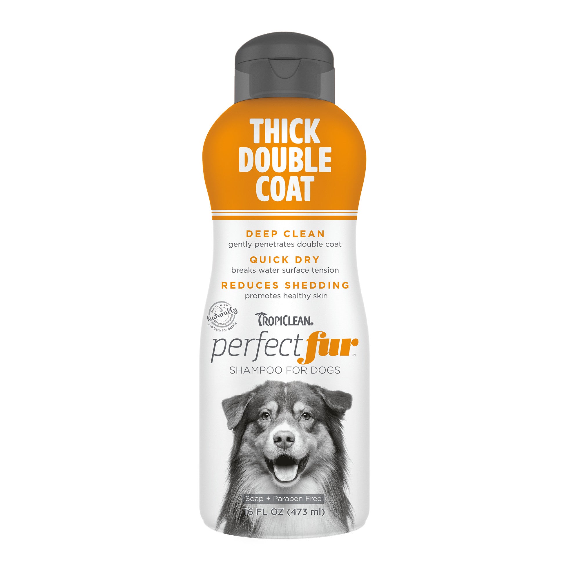 TropiClean PerfectFur Thick Double Coated Dog Shampoo 473ml - Tilly's Treat Cupboard