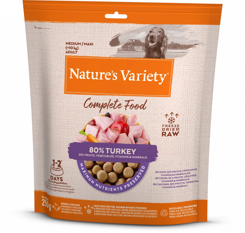Nature's Variety Complete Freeze Dried Food Turkey